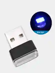 Синий usb-светильник мини