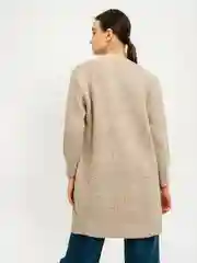 Кардиган вязаный свободного кроя без застежек Knit
