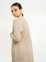 Кардиган вязаный свободного кроя без застежек Knit