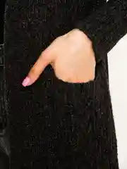 Кардиган вязаный свободного кроя без застежек Knit