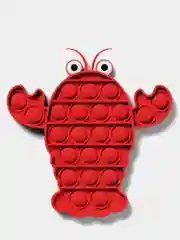 Красный успокаиващая антистресс игрушка Pop it или вечная пупырка