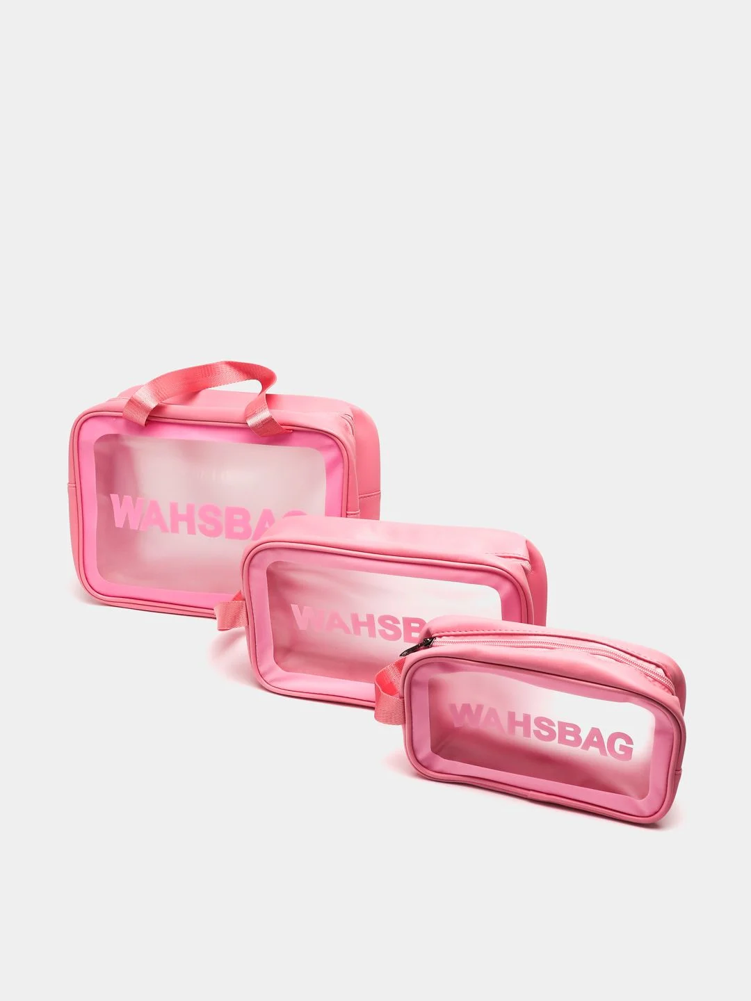 Белый косметичка, сумка органайзер для посещения бассейна Wahsbag
