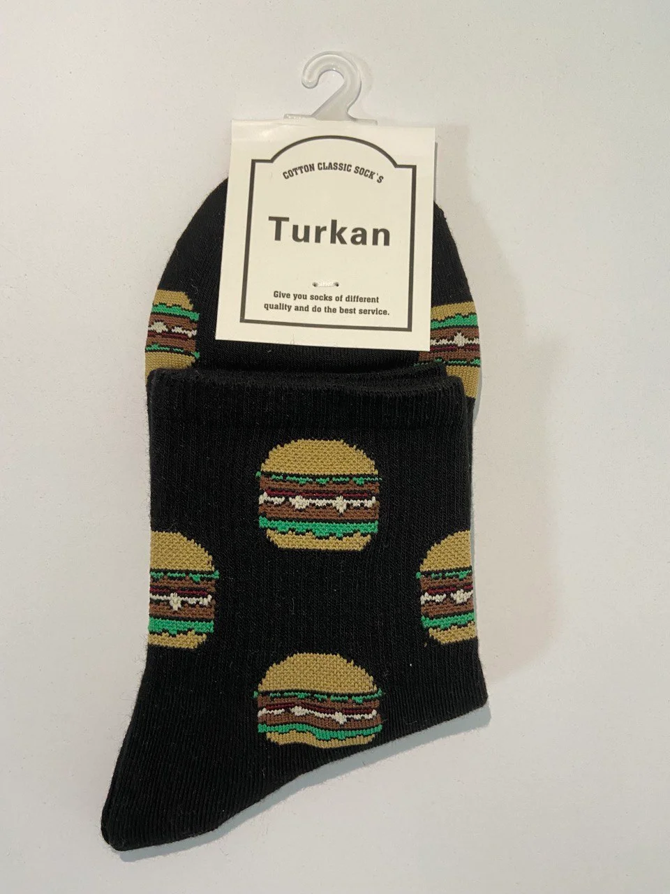 Черный носки женские хлопковые цветные, средняя длина, Turkan
