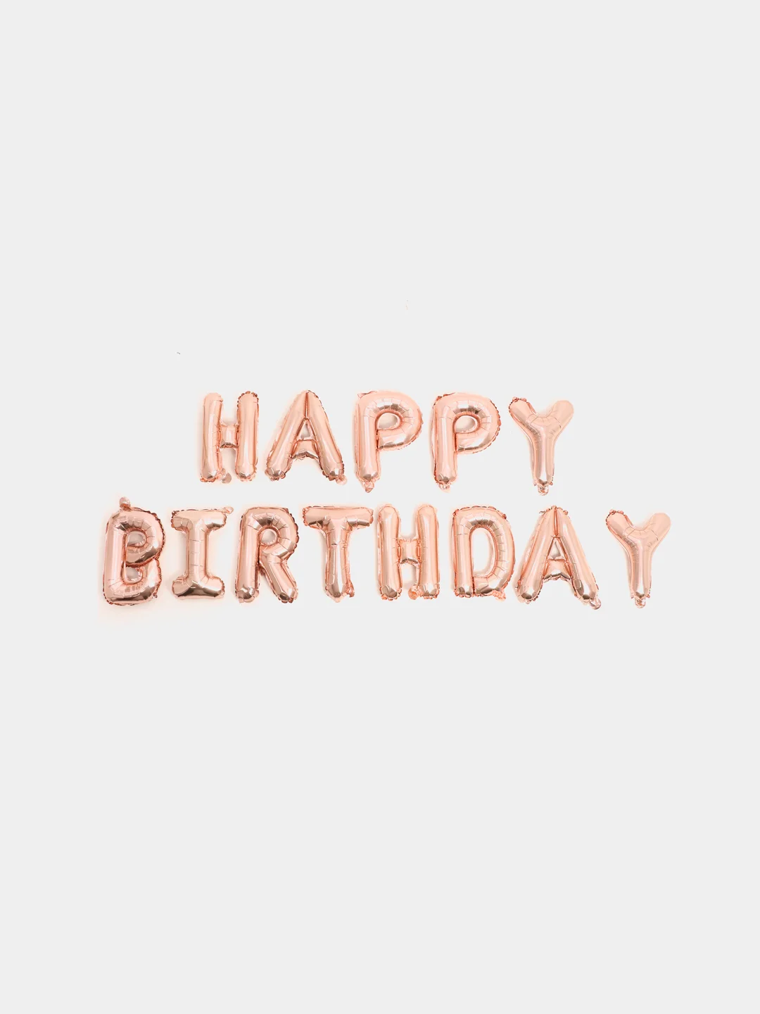 Золотой шары "HAPPY BIRTHDAY" - "С Днем Рождения"