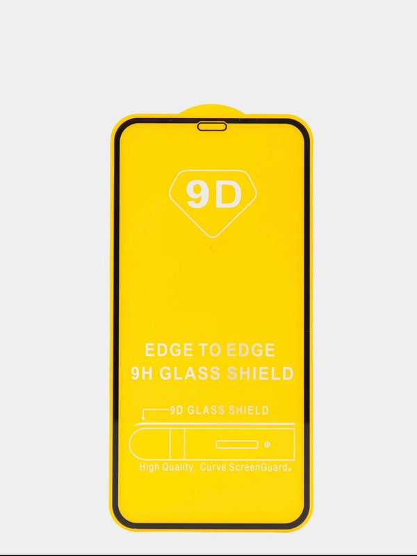 Защитное стекло 9D Apple iPhone 7 Plus/ 8 Plus/XR/11/X/XS/11Pro/XS Max/11Pro Max чёрное