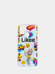 Серый меланж чехол Samsung Galaxy M31, Самсунг Галакси М31 с рисунком