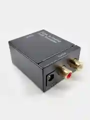 Угольный аудио конвертер цифрового звука optical toslink в аналоговый RCA