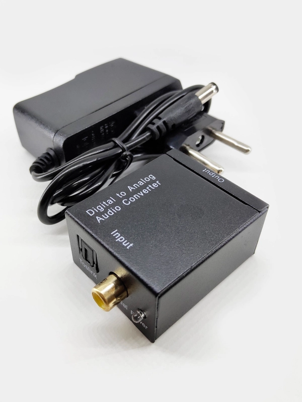 Аудио конвертер цифрового звука optical toslink в аналоговый RCA