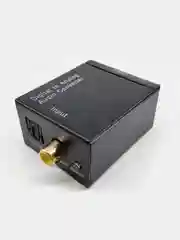 Угольный аудио конвертер цифрового звука optical toslink в аналоговый RCA