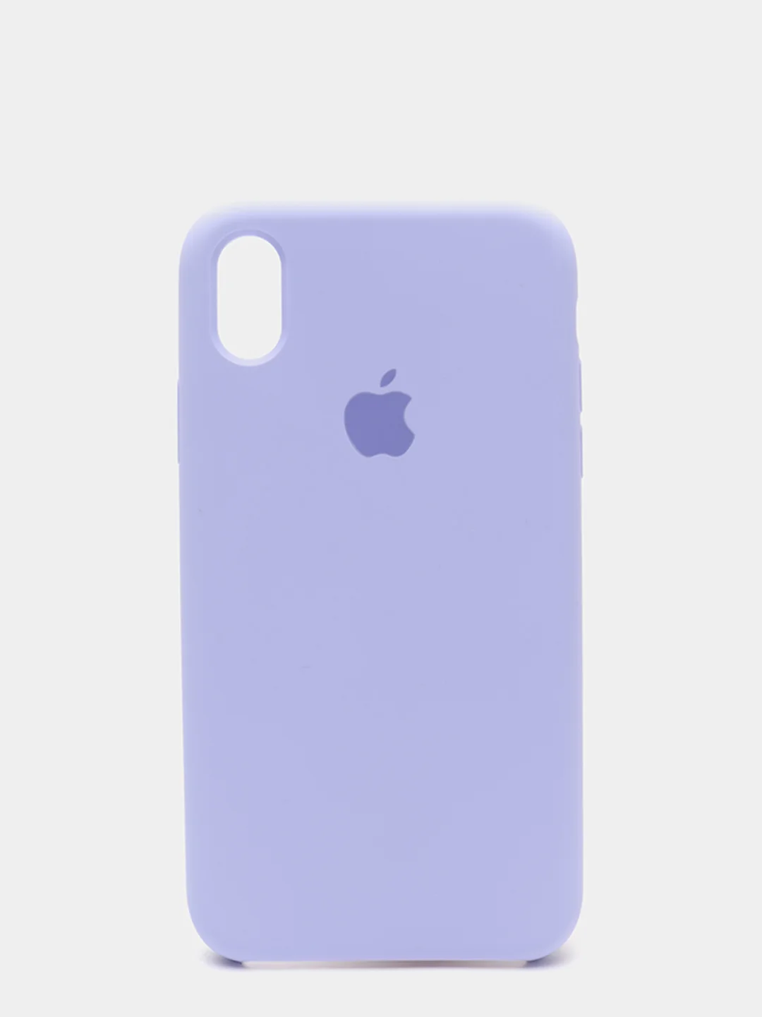 Лавандовый чехол силиконовый для iPhone X/XS (Айфон)