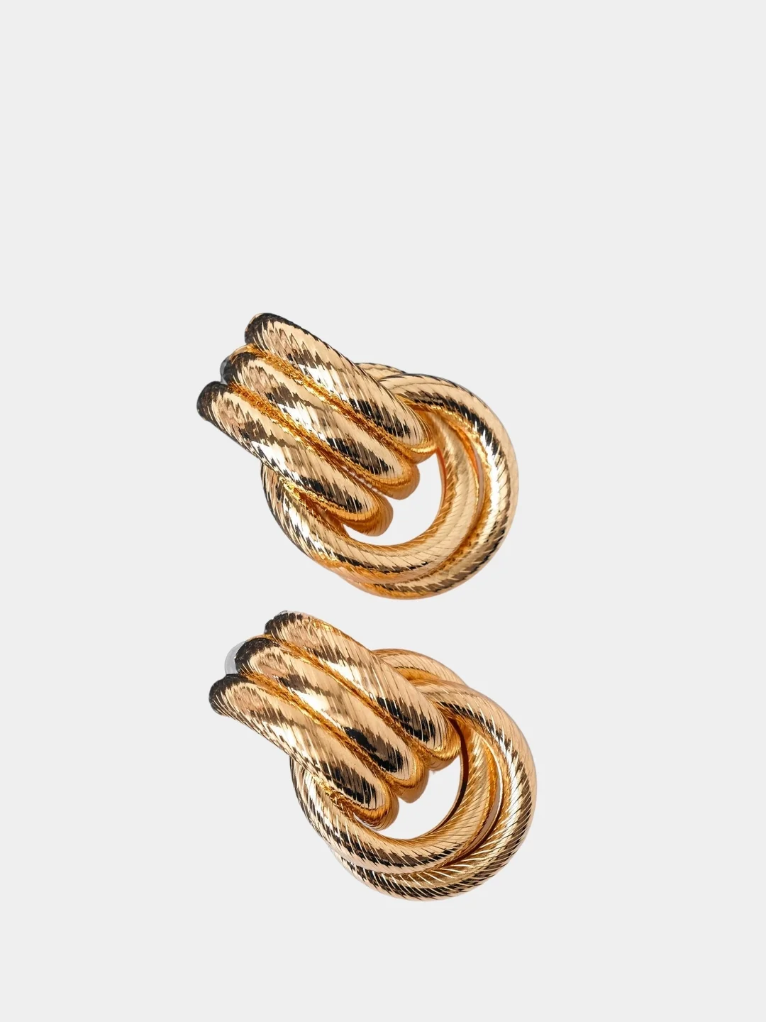 серьги три кольца