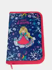 Пенал каркасный PRINCESS-MERMAID, Schoolformat, 1 секция, 130 х 200