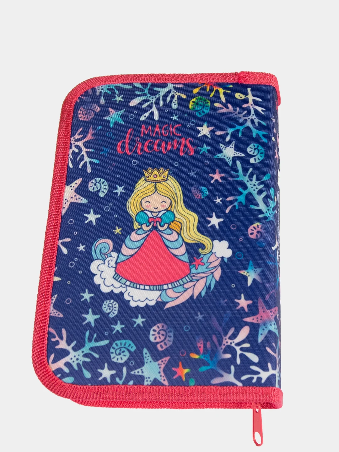 Пенал каркасный PRINCESS-MERMAID, Schoolformat, 1 секция, 130 х 200