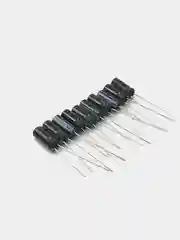 10 штук 1мкф 100В Конденсатор электролитический 1UF 100V 105C 5х11мм JB