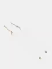 Колье на леске с цирконом