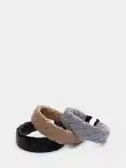 Ободок кожаный плетёный