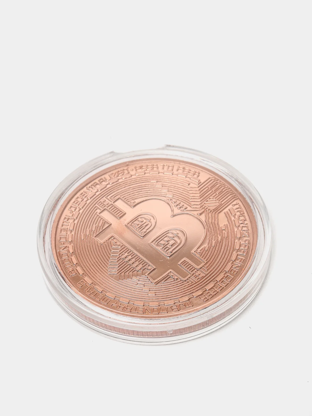 Золотой bitcoin Сувенирная Монета Биткоин