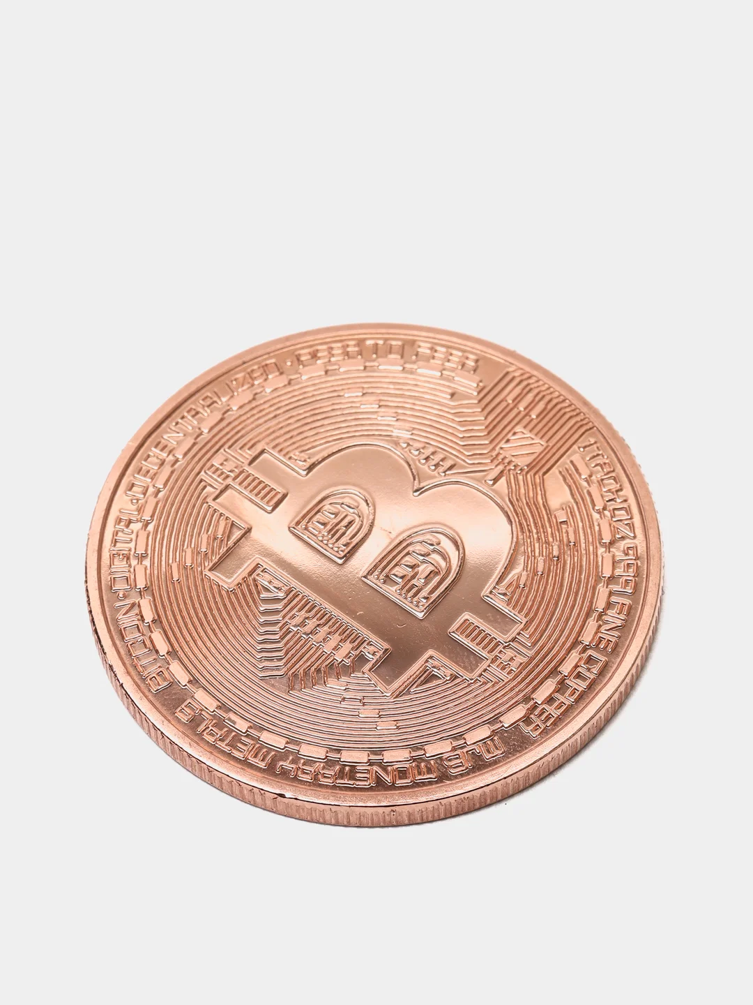 Золотой bitcoin Сувенирная Монета Биткоин