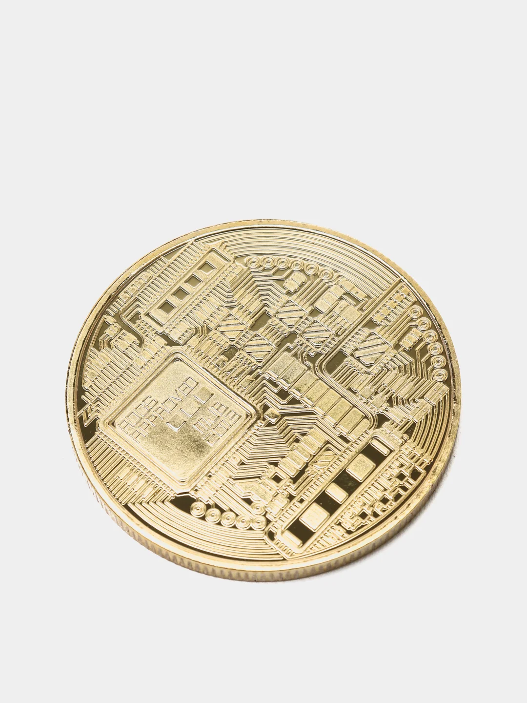 Золотой bitcoin Сувенирная Монета Биткоин