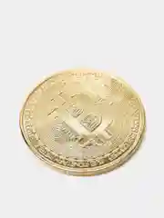 Золотой bitcoin Сувенирная Монета Биткоин