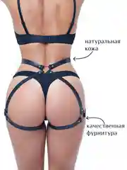 Гартеры эротические черные