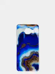 Золотой чехол Samsung Galaxy A3 2016 SM-A310 (Галакси А3 СМ-А310, силиконовый с мраморным рисунком
