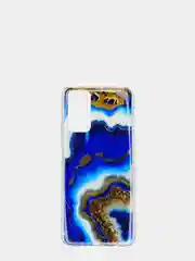 Золотой чехол HUAWEI Honor 10X Lite, Хуавей Хонор 10Х Лайт, силиконовый, с мраморным рисунком