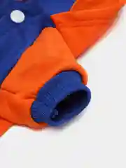 Комбинезон двухцветный для собак, с капюшоном
