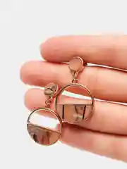 Серьги-гвоздики круглые, длинные сережки с застежкой гвоздик, серьги-подвески, 4 цвета