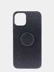 Чехол iPhone 12 mini (5.4) силиконовый под кожу с кольцом