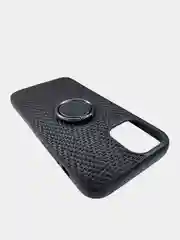 Чехол iPhone 12 mini (5.4) силиконовый под кожу с кольцом