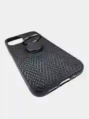 Чехол iPhone 12 mini (5.4) силиконовый под кожу с кольцом