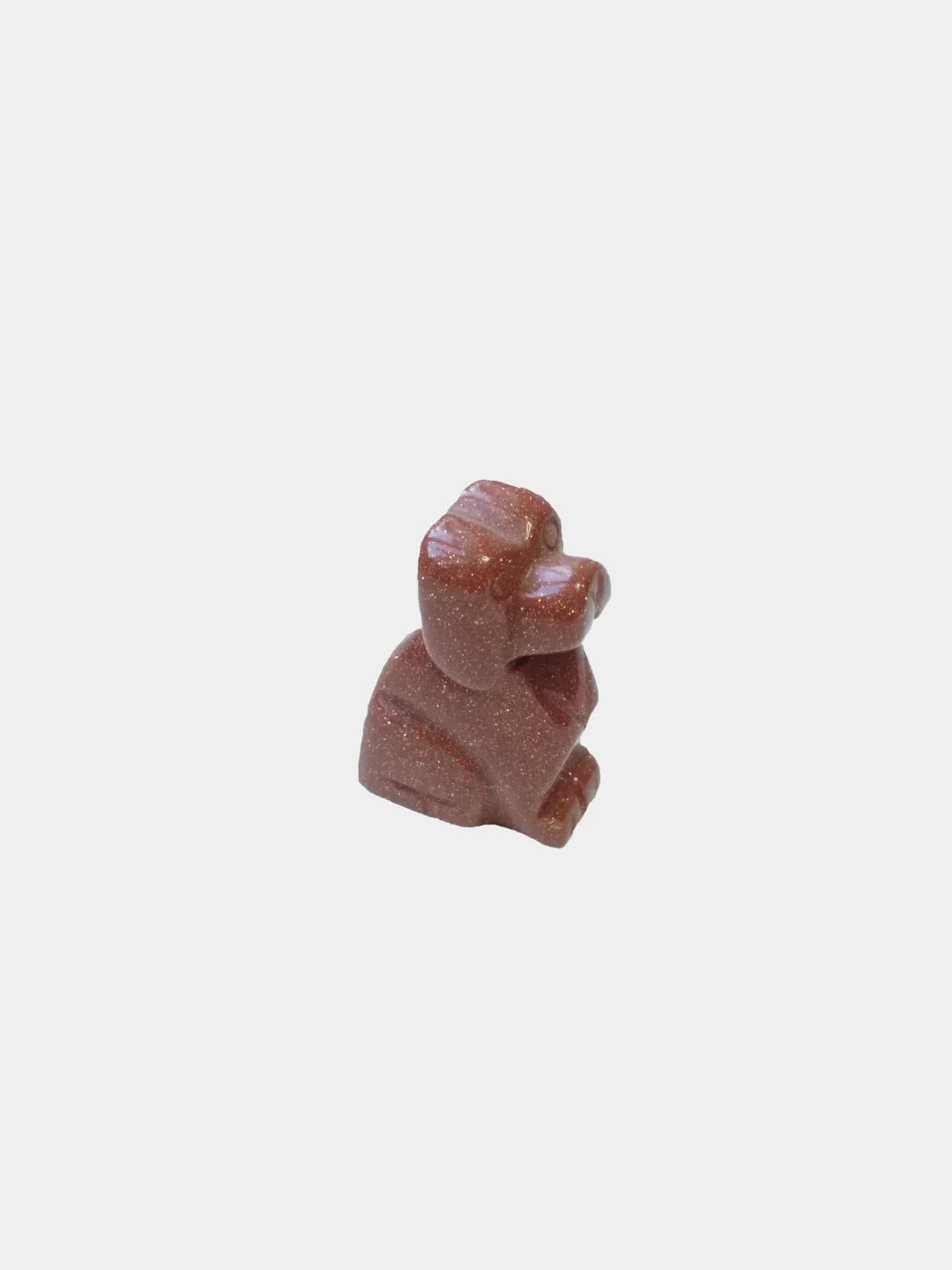 Коричневый сувенир "Собака"