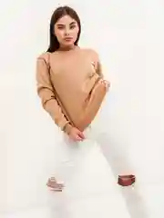 Бежевый кофта женская, унисекс