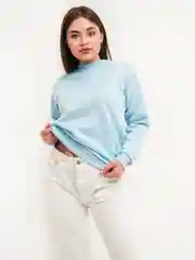 Голубой кофта женская, унисекс