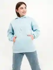 Голубой худи унисекс