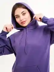 Фиолетовый худи унисекс