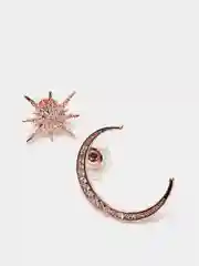 Серьги гвоздики, сережки с инкрустацией