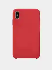 Красный чехол Silicone Case iPhone XS MAX