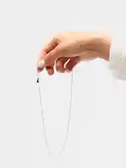 Золотой тонкая женская цепочка серебренная