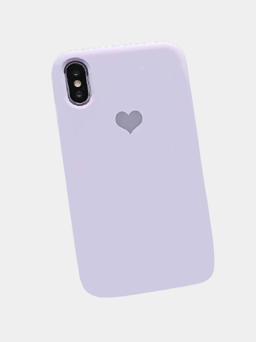 Лавандовый чехол Silicone Case iPhone XS MAX