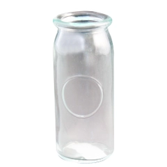 Ваза NiNaGlass проз.крш.сер