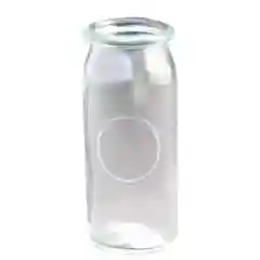 Ваза NiNaGlass проз.крш.сер