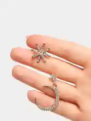 Серьги гвоздики, сережки с инкрустацией