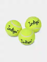 Мяч для большого тенниса Indigo, 3 штуки