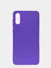 Лавандовый чехол силиконовый на Samsung Galaxy A02 (Самсунг Галакси А02), цветной, матовый