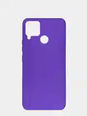 Лавандовый чехол для Realme C15, C25, C25S (Реалми С25 / С25С), силиконовый, цветной, матовый