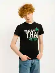 Черный мужская футболка