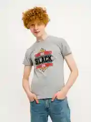 Серый мужская футболка