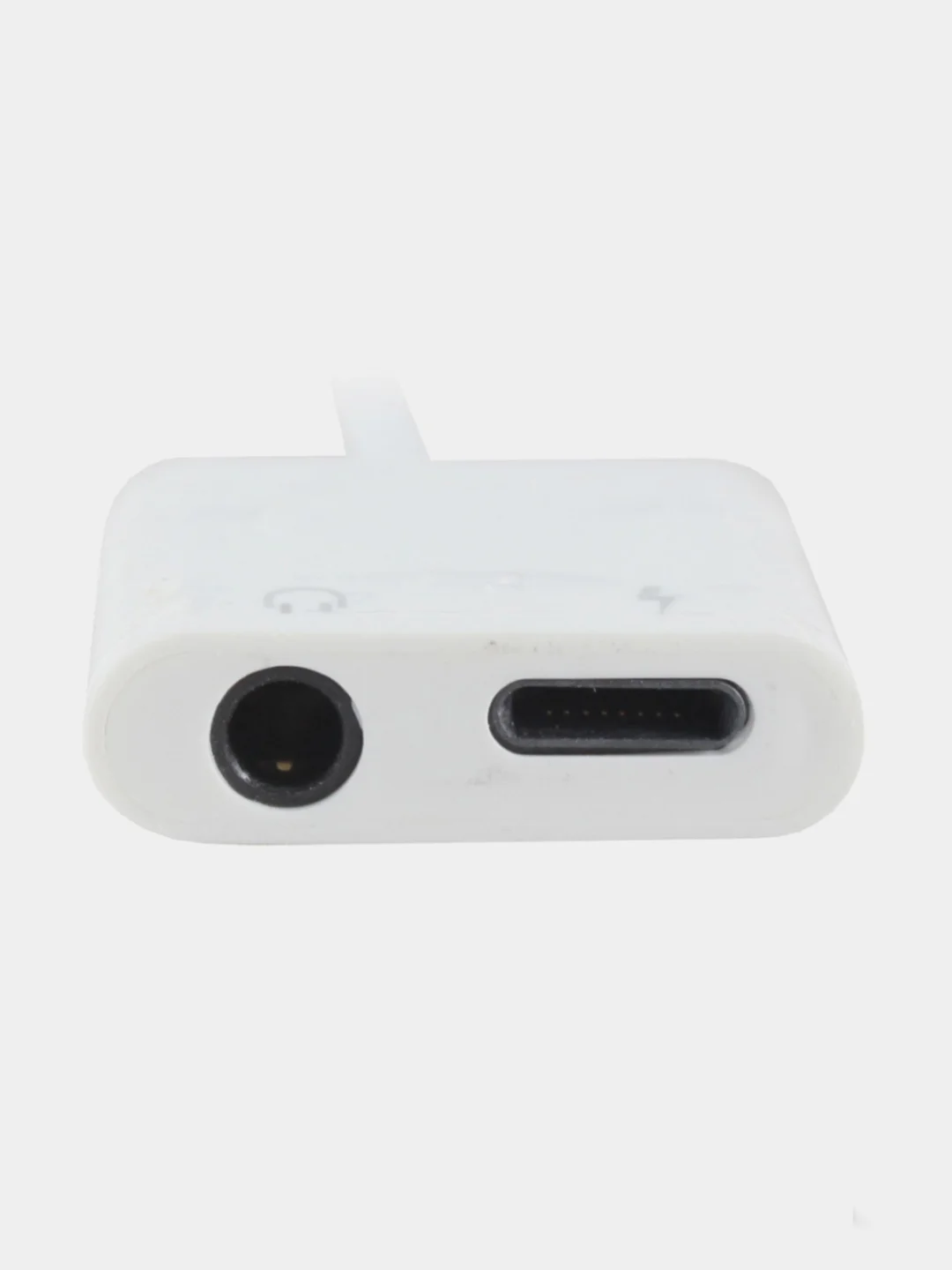 Адаптер аудио переходник J-009 (Lightning/3.5mm jack aux + Lightning для Apple iPhone)